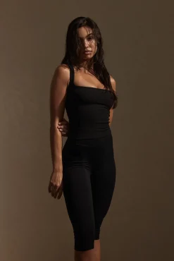 Monday Swimwear Leggings^Acadia Cropped Legging - Black