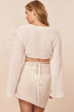 Monday Swimwear Tops^Azores Top - Linen