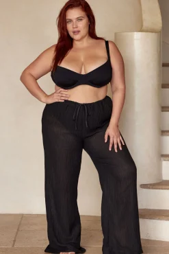 Monday Swimwear Bottoms^Belize Pant - Crinkle Linen