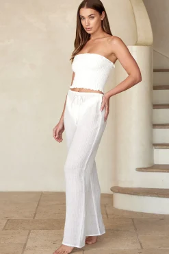 Monday Swimwear Bottoms^Belize Pant - Crinkle Linen