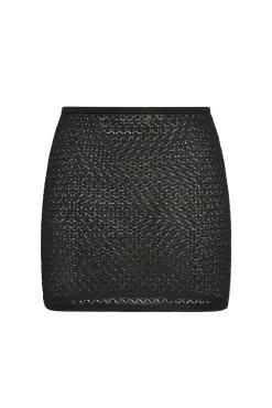 Monday Swimwear Knitwear|Bottoms^Cartagena Micro Skirt - Lace Crochet