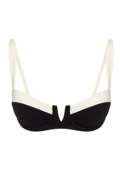 Monday Swimwear Tops^Clovelly Top - Black/Ivory
