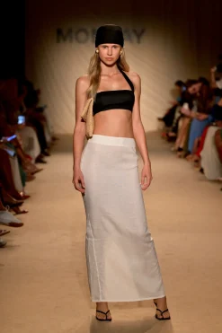 Monday Swimwear Bottoms^Fontelina Linen Skirt - White