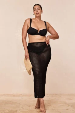 Monday Swimwear Knitwear|Bottoms^Fontelina Midi Skirt - Treble Knit