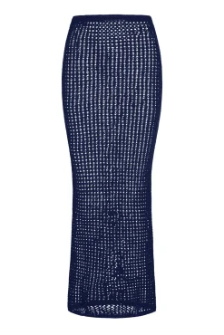 Monday Swimwear Bottoms^Fontelina Skirt - Midnight Petit Crochet