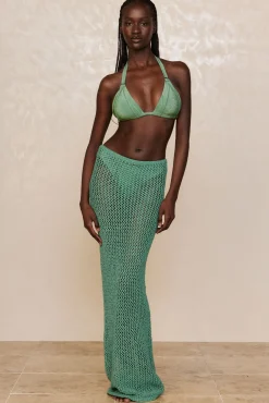 Monday Swimwear Knitwear|Bottoms^Fontelina Skirt - Pond Petit Crochet