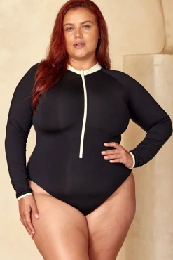 Monday Swimwear One Pieces^Hilo One Piece - Black/Ivory