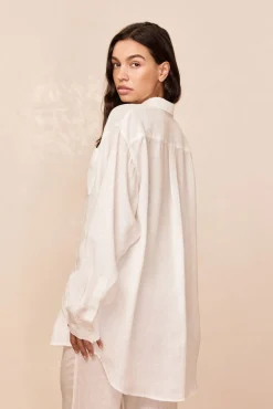 Monday Swimwear Tops^La Jolla Linen Shirt -