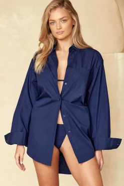 Monday Swimwear Tops^La Jolla Shirt - Midnight
