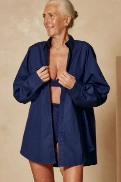 Monday Swimwear Tops^La Jolla Shirt - Midnight