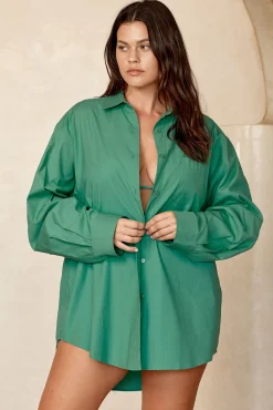 Monday Swimwear Tops^La Jolla Shirt - Pond