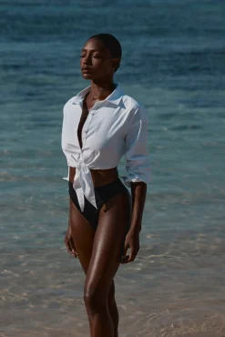 Monday Swimwear Tops^La Jolla Tie Shirt -