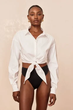 Monday Swimwear Tops^La Jolla Tie Shirt -