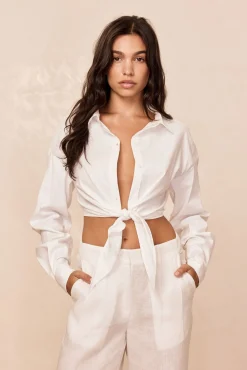 Monday Swimwear Tops^La Jolla Tie Shirt -