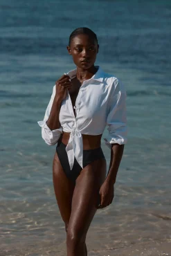 Monday Swimwear Tops^La Jolla Tie Shirt -