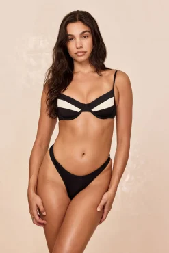 Monday Swimwear Tops^Malta Top - Black/Ivory