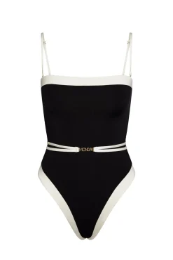 Monday Swimwear One Pieces^Miami One Piece - Black/Ivory