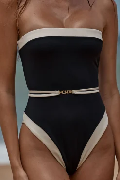 Monday Swimwear One Pieces^Miami One Piece - Black/Ivory