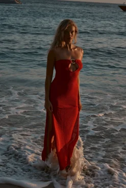 Monday Swimwear Knitwear|Dresses^Montego Bandeau Dress - Lace Crochet