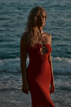 Monday Swimwear Knitwear|Dresses^Montego Bandeau Dress - Lace Crochet