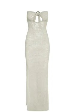 Monday Swimwear Knitwear|Dresses^Montego Bandeau Dress - Lurex Lace Crochet