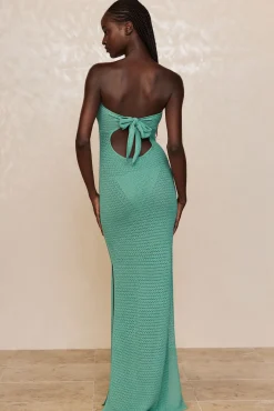 Monday Swimwear Knitwear|Dresses^Montego Bandeau Dress - Pond Lace Crochet