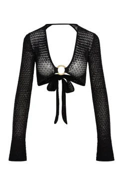 Monday Swimwear Knitwear|Tops^Montego Crop Top - Lace Crochet