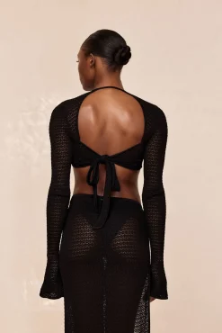 Monday Swimwear Knitwear|Tops^Montego Crop Top - Lace Crochet