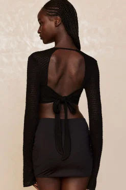 Monday Swimwear Knitwear|Tops^Montego Crop Top - Lace Crochet