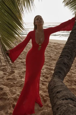 Monday Swimwear Knitwear|Dresses^Montego Dress - Lace Crochet