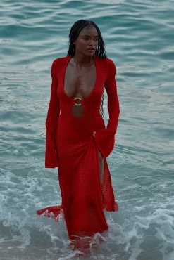 Monday Swimwear Knitwear|Dresses^Montego Dress - Lace Crochet