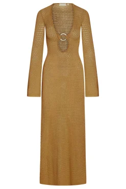 Monday Swimwear Knitwear|Dresses^Montego Dress - Lurex Lace Crochet