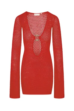 Monday Swimwear Knitwear|Dresses^Montego Mini Dress - Lace Crochet