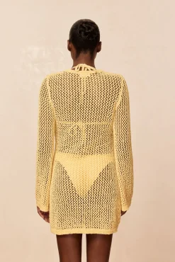 Monday Swimwear Knitwear|Dresses^Montego Mini Dress - Honey Petit Crochet