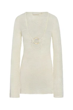 Monday Swimwear Knitwear|Dresses^Montego Mini Dress - Shiny Treble Knit