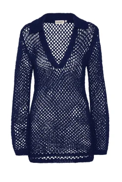 Monday Swimwear Knitwear|Dresses^Newport Dress - Midnight Crochet