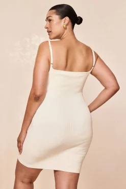 Monday Swimwear Knitwear^Provence Mini Dress - Ivory Knit Rib