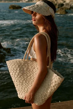 Monday Swimwear Hats^San Remo Visor - Natural