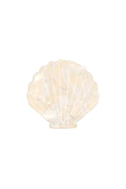 Monday Swimwear Essentials^Sanibel Shell Hair Clip - Ivory Swirl