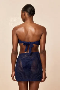 Monday Swimwear Sarongs|Bottoms^Santa Marta Sarong - Midnight Petit Crochet