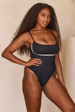 Monday Swimwear One Pieces^Sausalito One Piece - Black/Ivory