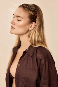 Monday Swimwear Essentials^Sayulita Headband - Tortoise