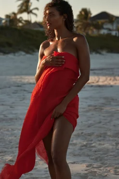 Monday Swimwear Sarongs|Bottoms^St. Tropez Sarong - Crinkle Linen