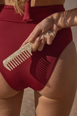 Monday Swimwear Essentials^Staniel Cay Comb - Ivory
